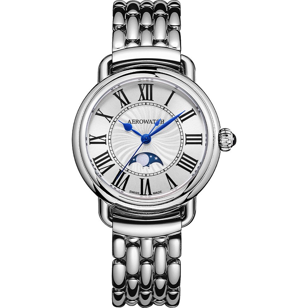 Relógio Aerowatch 1942 43960-AA03-M 1942 Lady Moon