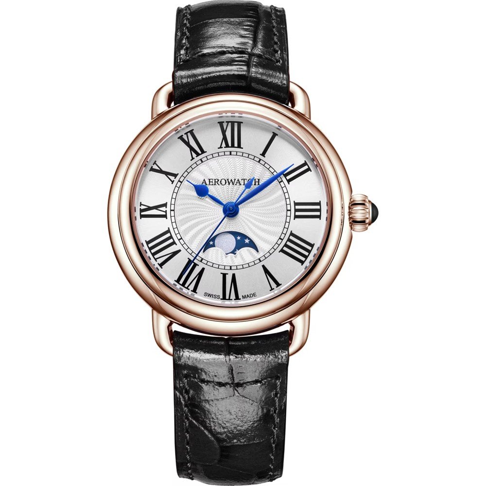 Relógio Aerowatch 1942 43960-RO03 1942 Lady Moon