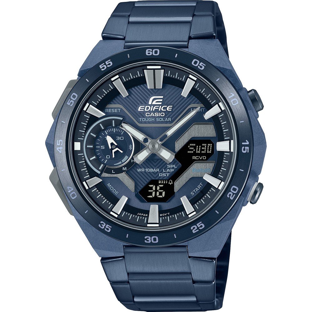 Relógio Casio Edifice Bluetooth ECB-2200CB-2AEF Windflow - Cool Blue