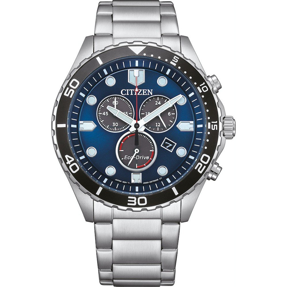 Relógio Citizen Sport AT2560-84L OF Sporty Aqua Chrono