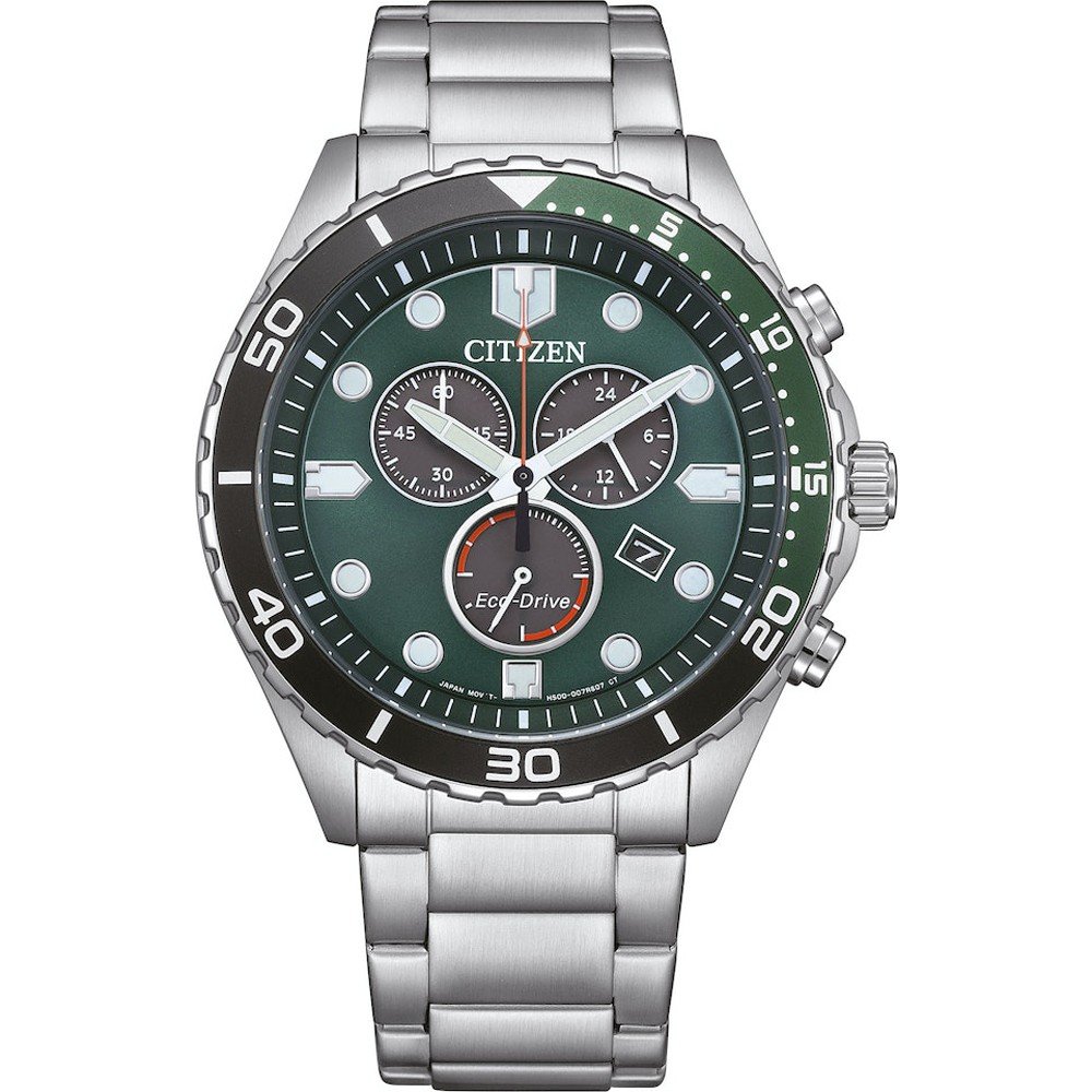 Relógio Citizen Sport AT2561-81X OF Sporty Aqua Chrono