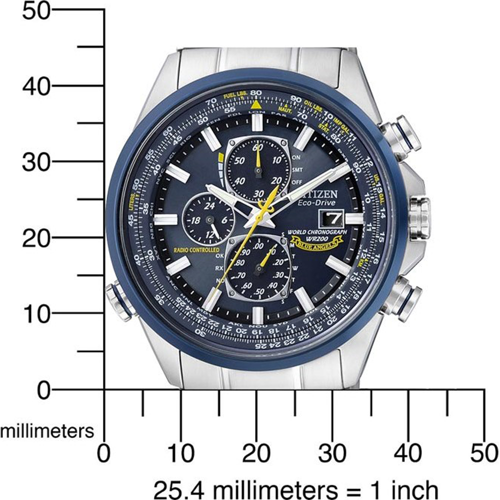 Relógio Citizen Promaster AT8020-54L Promaster Sky - Blue Angels • EAN