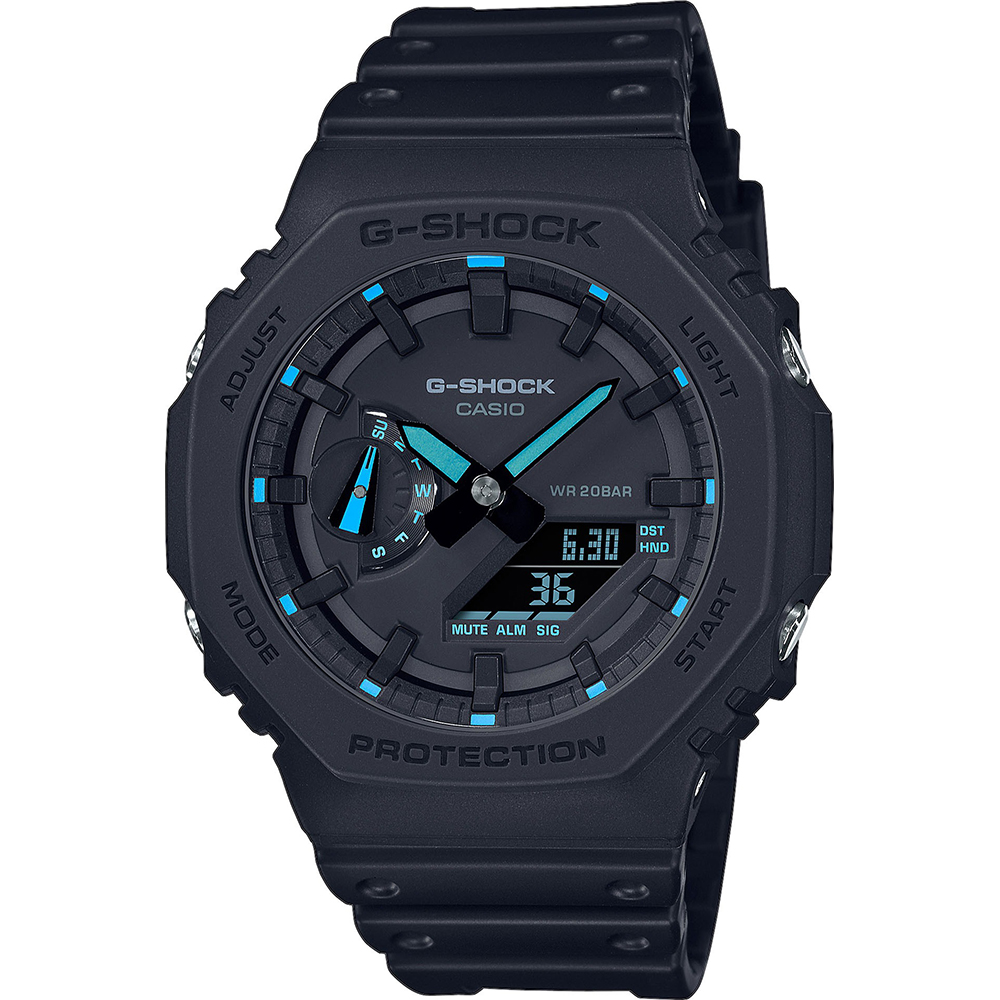 Relógio G-Shock Classic Style GA-2100-1A2ER Neon Accent