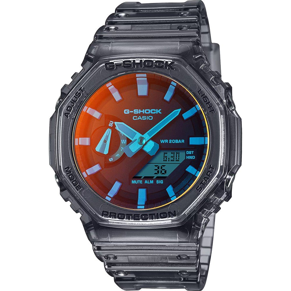 Relógio G-Shock Classic Style GA-2100TLS-8AER Beach Time Lapse