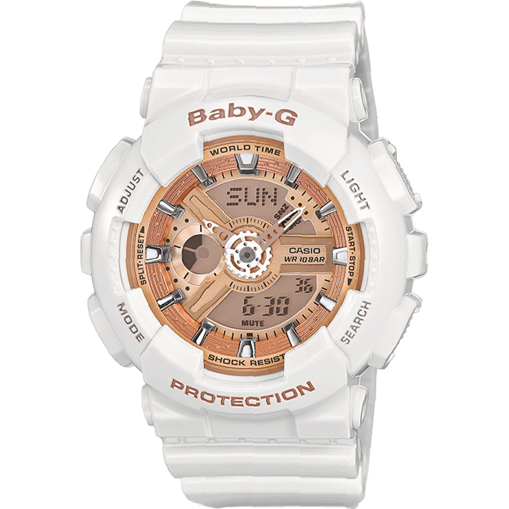 Relógio G-Shock Baby-G BA-110-7A1ER Garrish Rose • EAN: 4971850921073