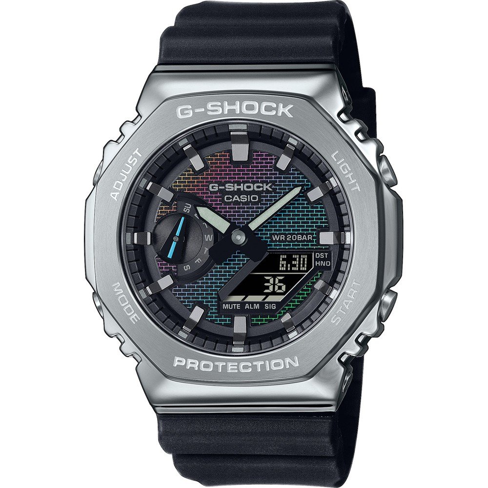 Relógio G-Shock G-Metal GM-2100RW-1AER Rainbow Brick Wall