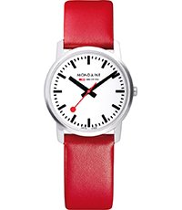 relogio mondaine vermelho
