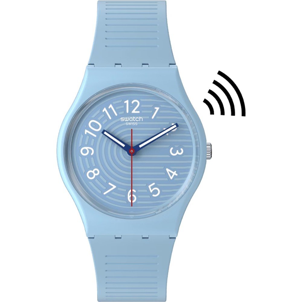 Relógio Swatch Originals Medium (34mm) SO28S104-5300 Trendy lines in the sky Pay!