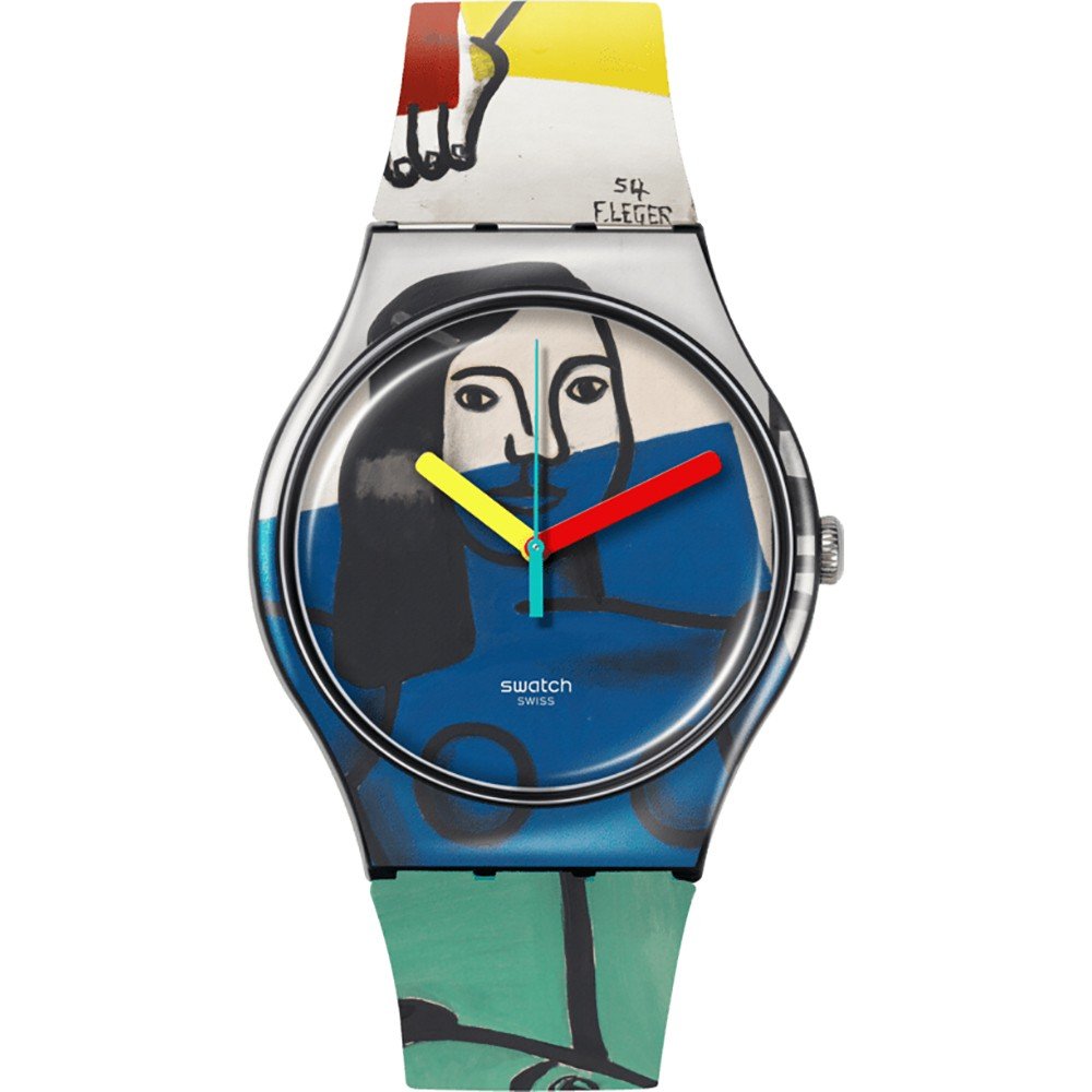 Relógio Swatch Originals Large (41mm) SUOZ363 Leger's Two Women Holding Flowers