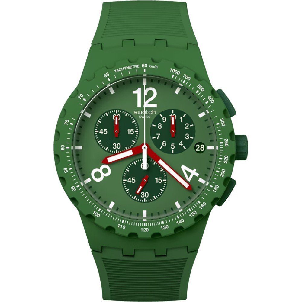 Relógio Swatch New Chrono Plastic SUSG407 Primarily green