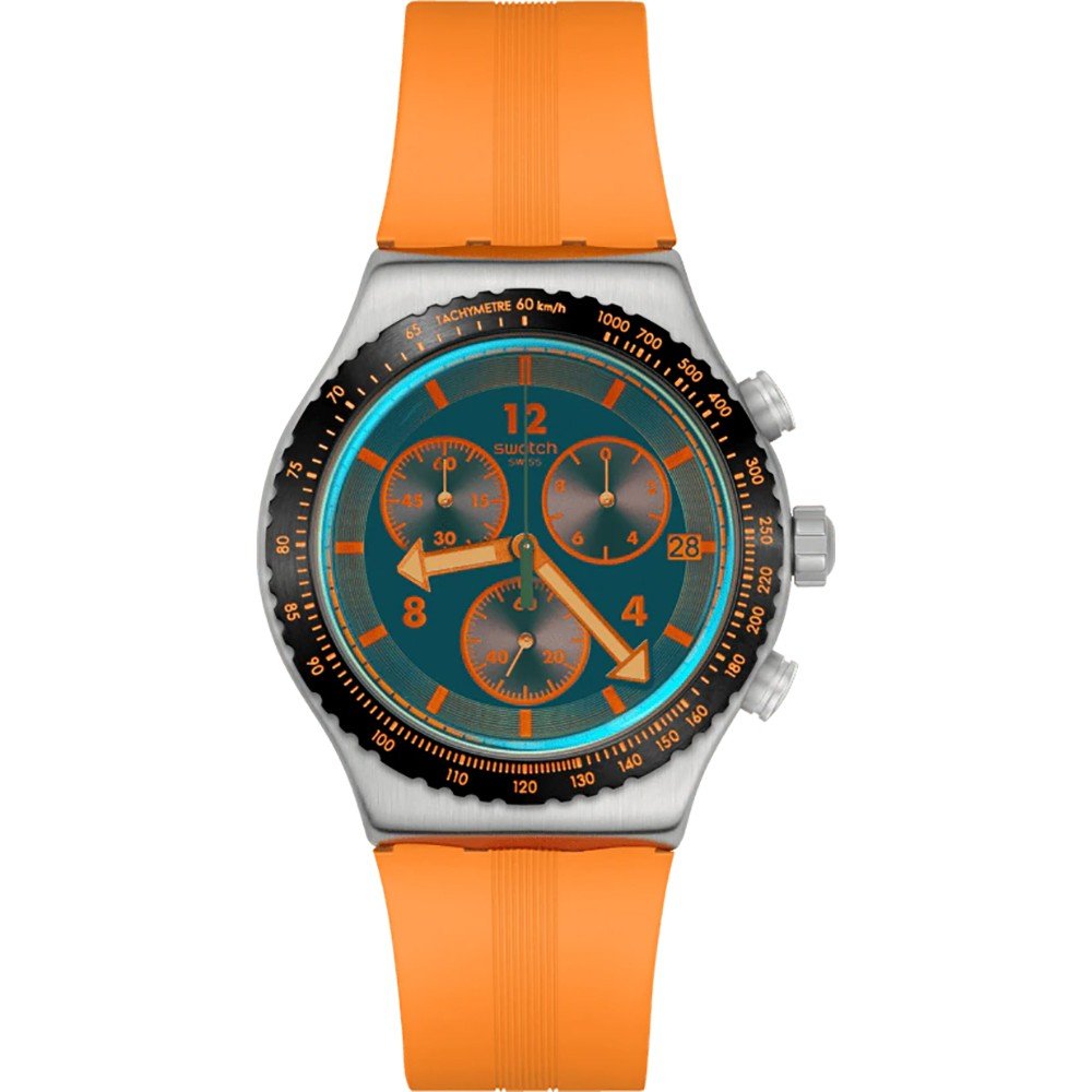 Relógio Swatch Irony - Chrono New YVS529 Tangerine Tiger