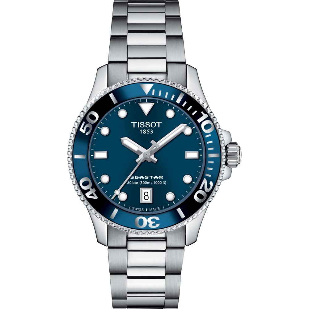 Relógio Tissot T-Sport T1202101104100 Seastar 1000 Lady